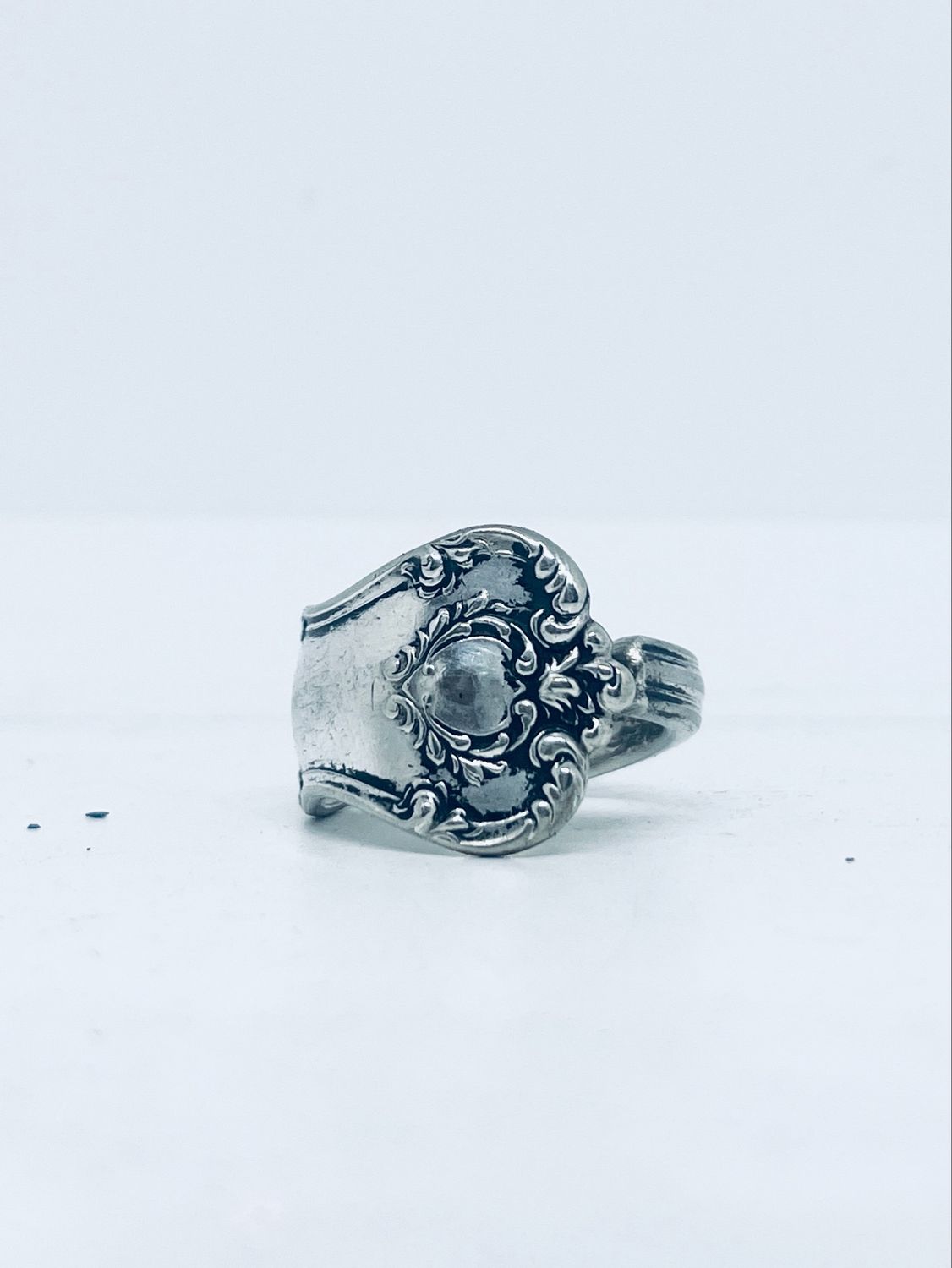 Anello UOMO MANICO CUCCHIAINO antica posata in argento