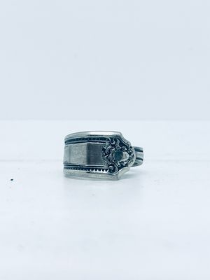 Anello UOMO MANICO CUCCHIAINO antica posata in argento