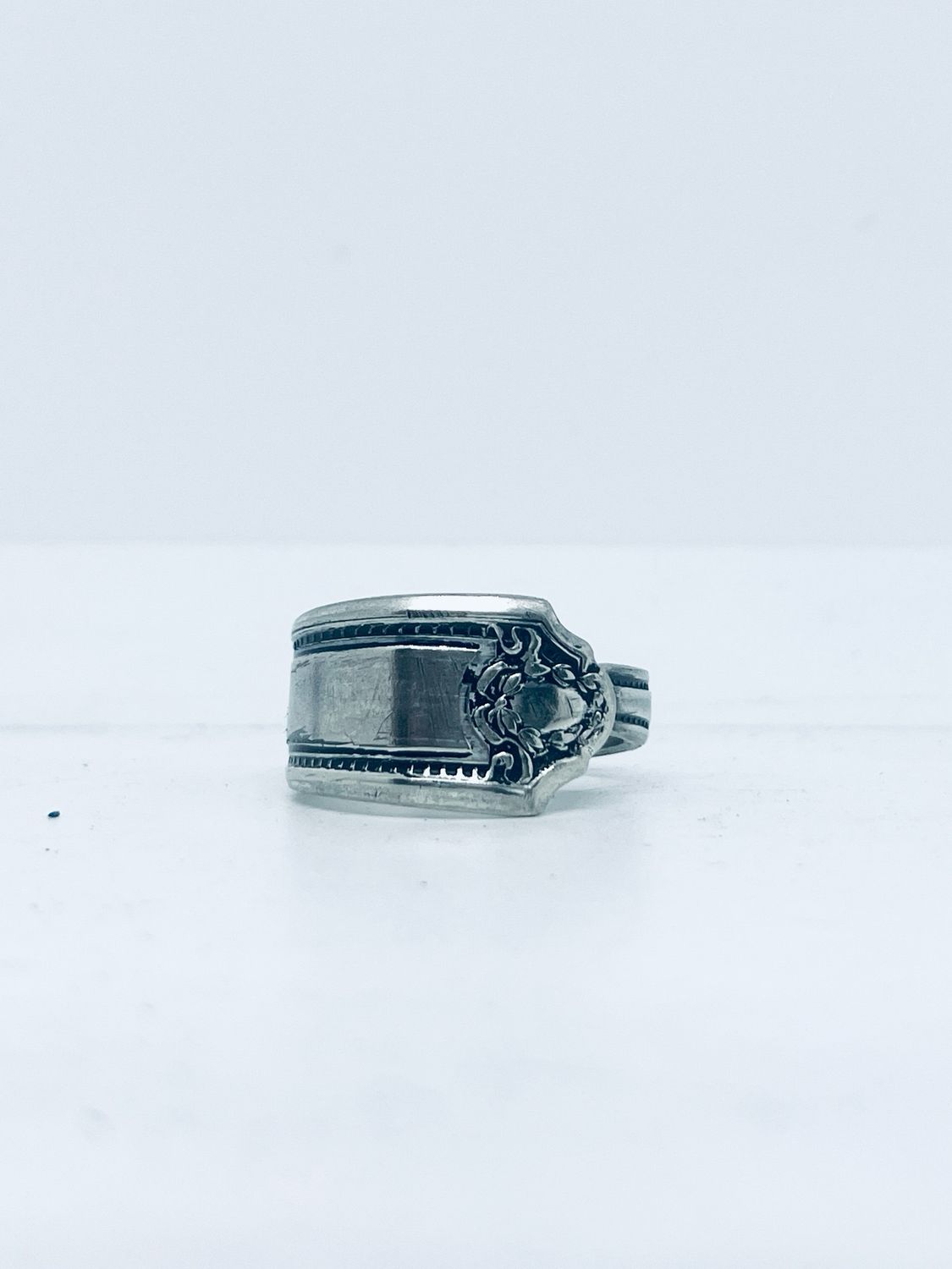 Anello UOMO MANICO CUCCHIAINO antica posata in argento