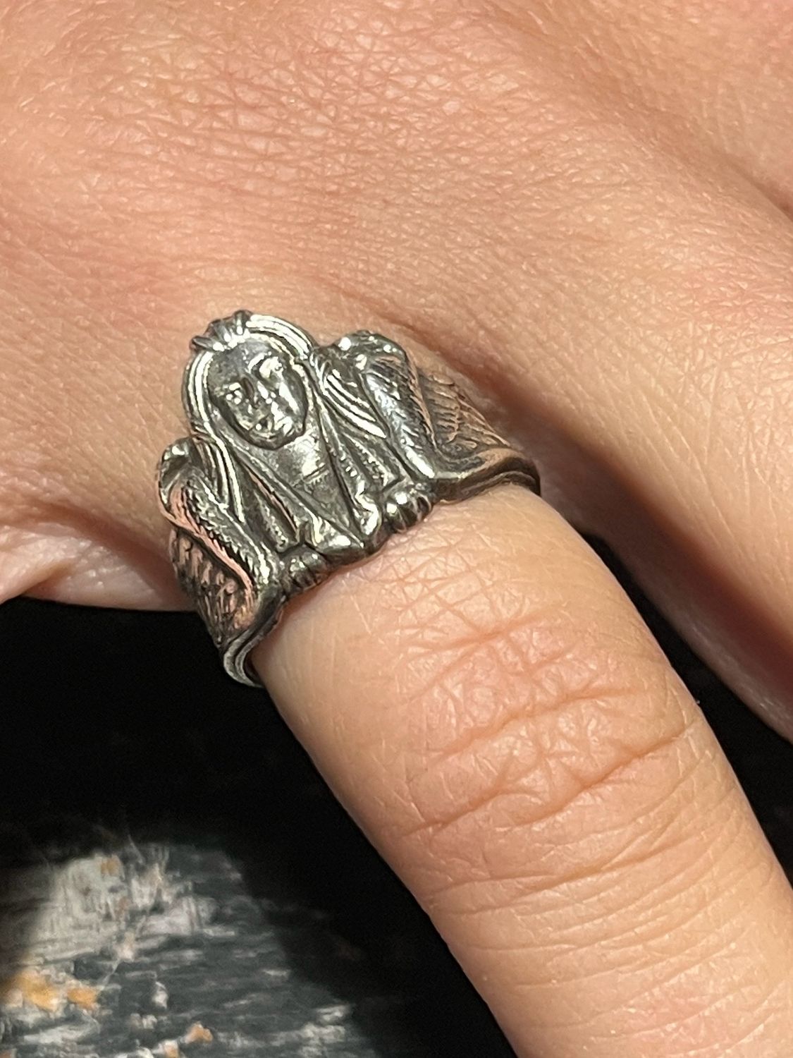 Anello SPILLA CLEOPATRA EGITTO antica spilla