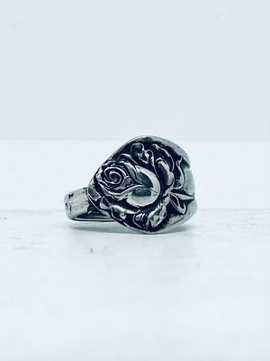 Anello CLASSICO ROSA antica posata