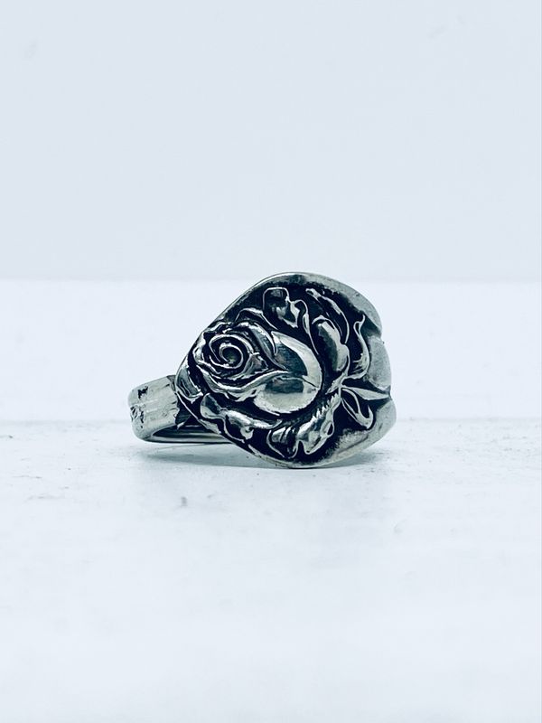 Anello CLASSICO ROSA antica posata