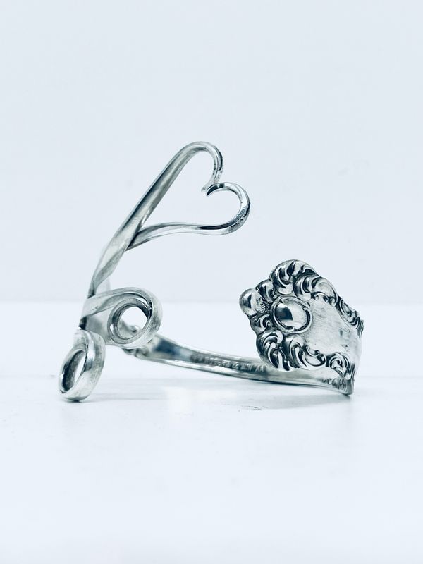 Bracciale FORCHETTA CUORE antica posata