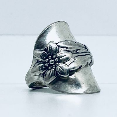 Anello INTERO “STELLA ALPINA”  antica posata