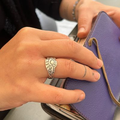 Anello  CLASSICO MANICO FORCHETTINA antica posata in argento