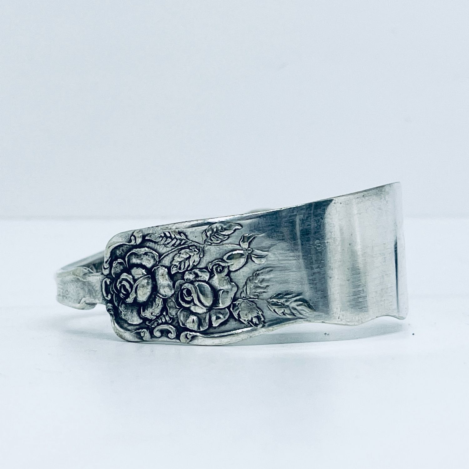 Bracciale MASTER BUTTER  KNIFE TEMPESTA DI ROSE antica posata