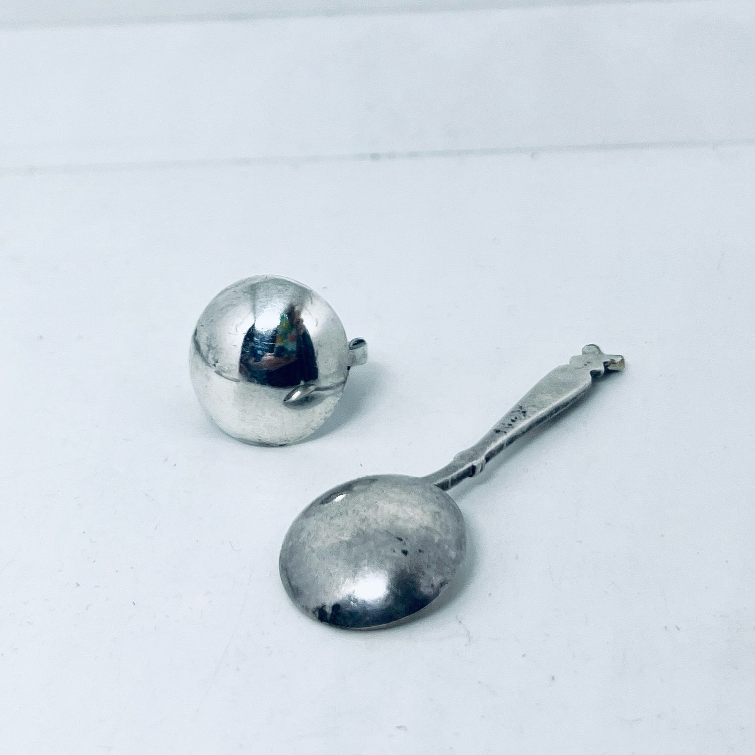 Anello INTERO FALANGINA SALE “TONDO” antica posata
