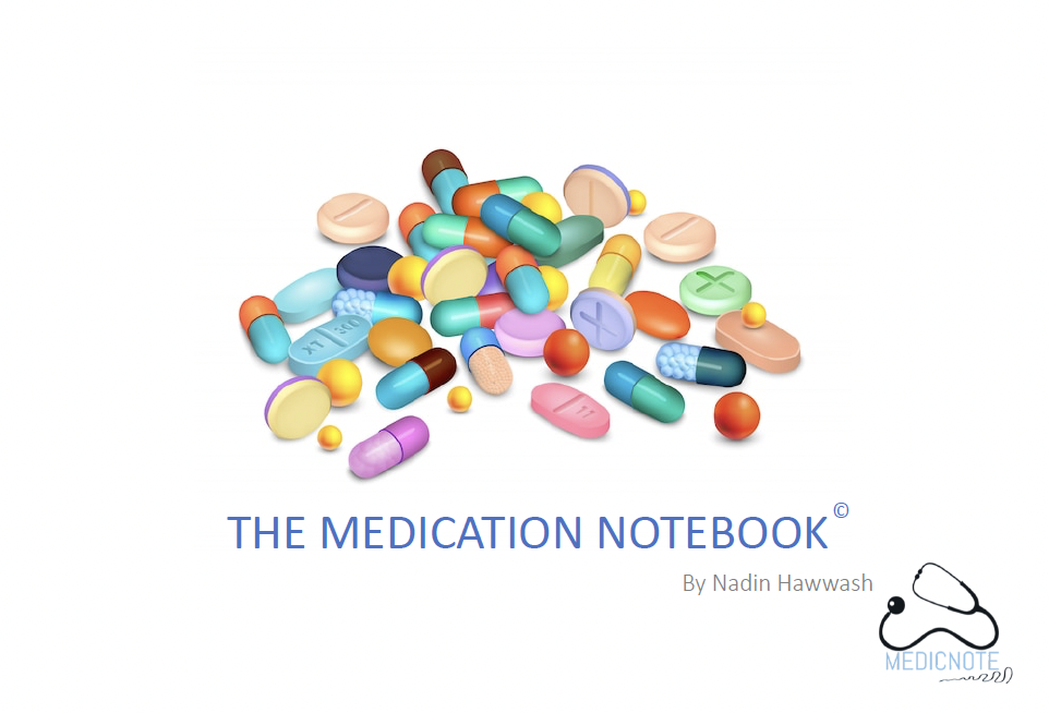 Medicine Notebook - White (International)