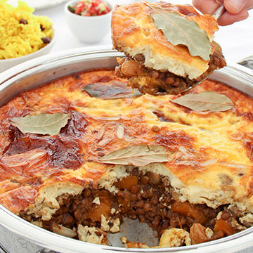 Lentil &amp; butternut bobotie