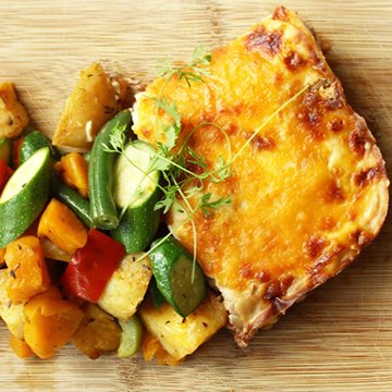 Beef lasagne