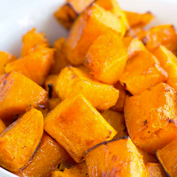Cinnamon roasted butternut for 2