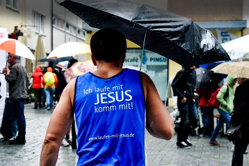 Laufen mit Jesus Flyer / Poster