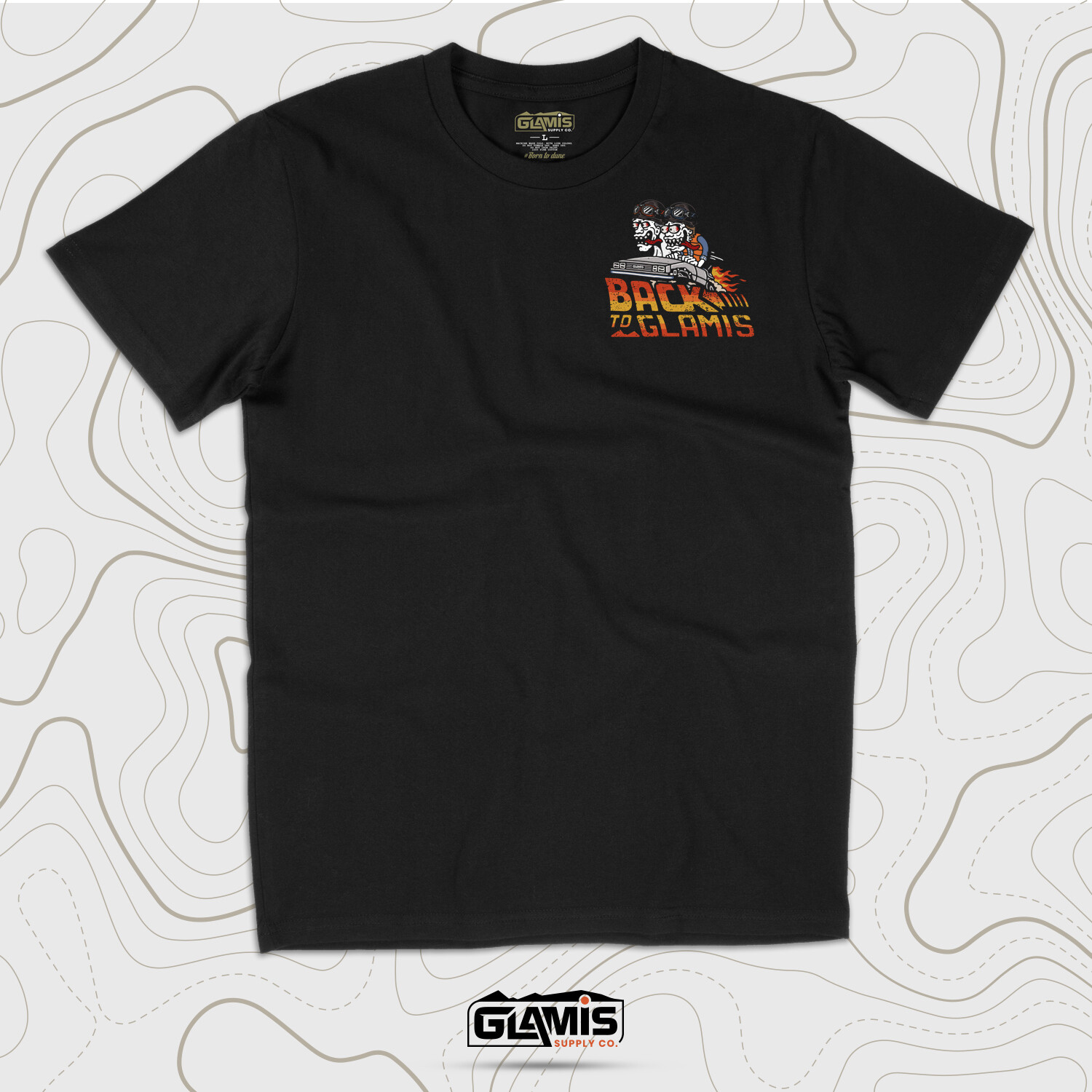 Back to Glamis Retro Mens Tee