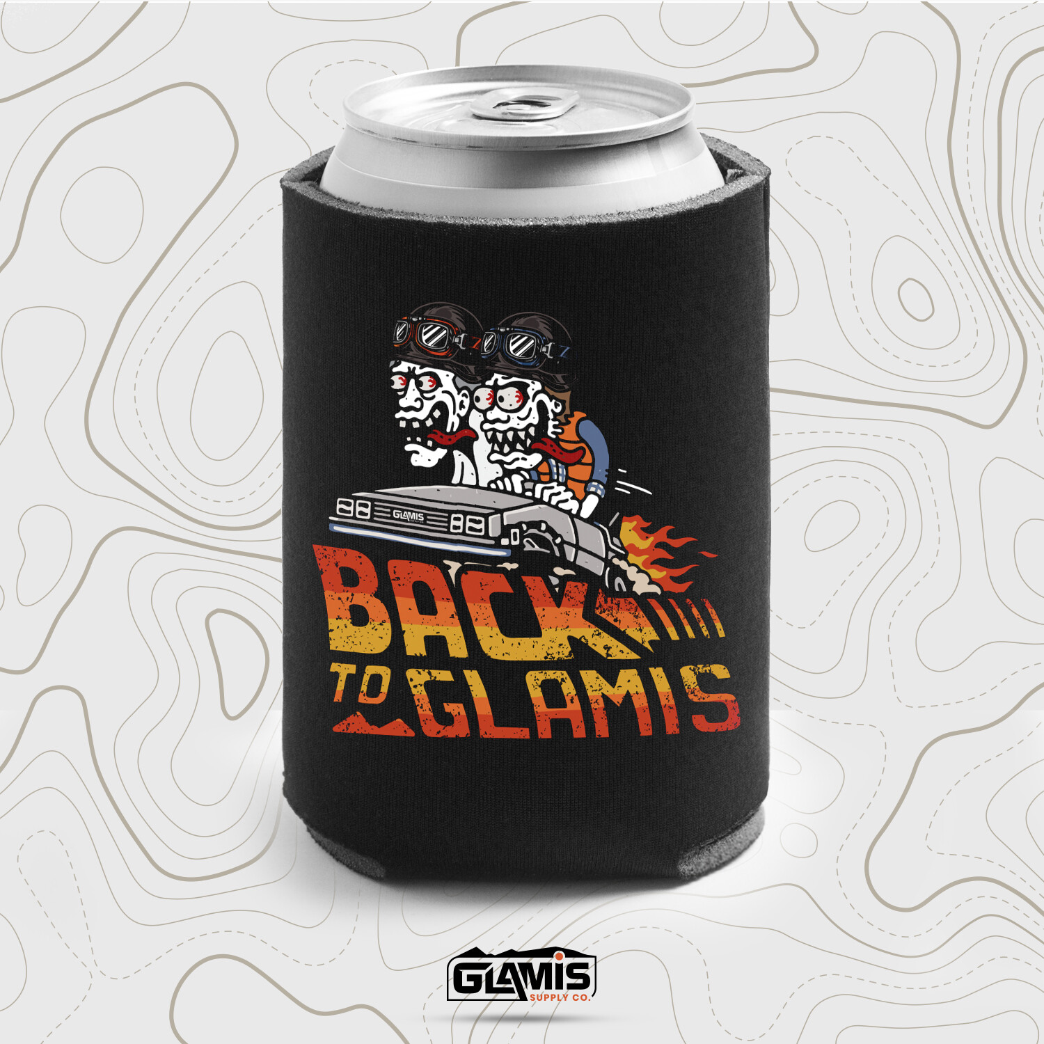 (2) Back to Glamis Koozies