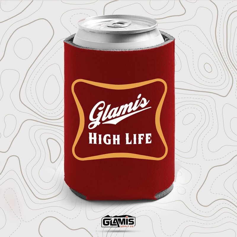 (2) Glamis High Life Koozies