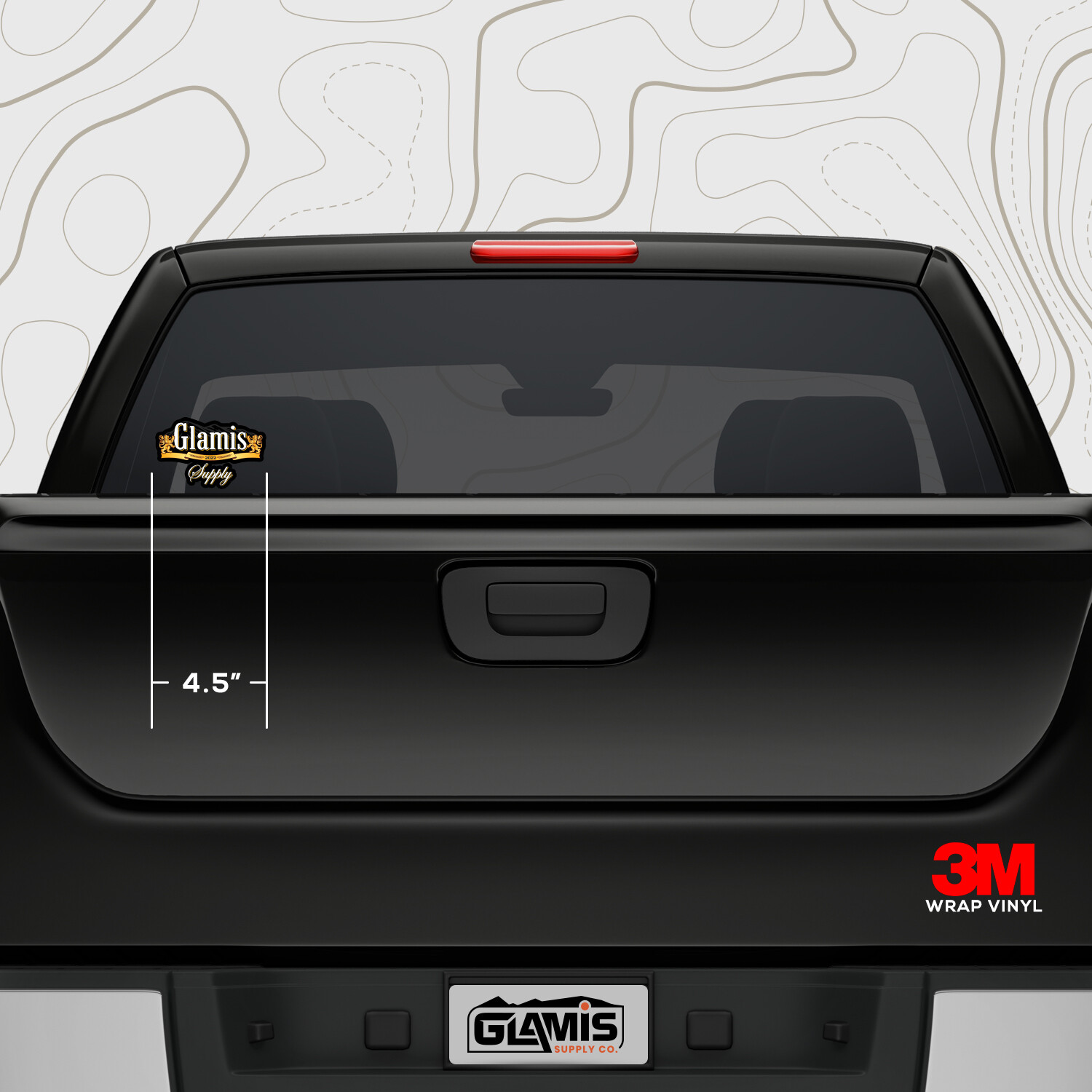 (2) Glamis Negra Stickers! 4.5&quot; FREE SHIPPING