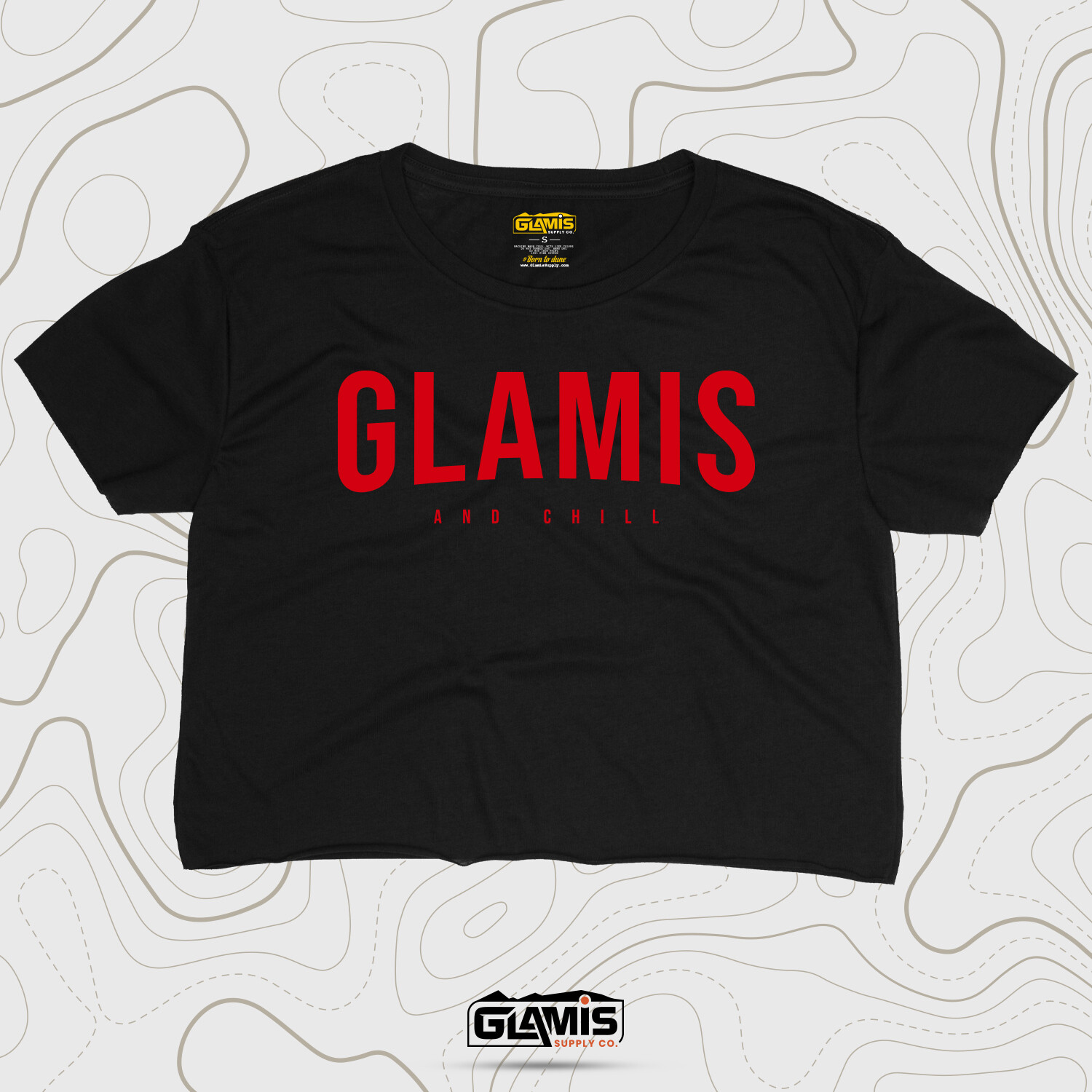Glamis and Chill  Crop Top