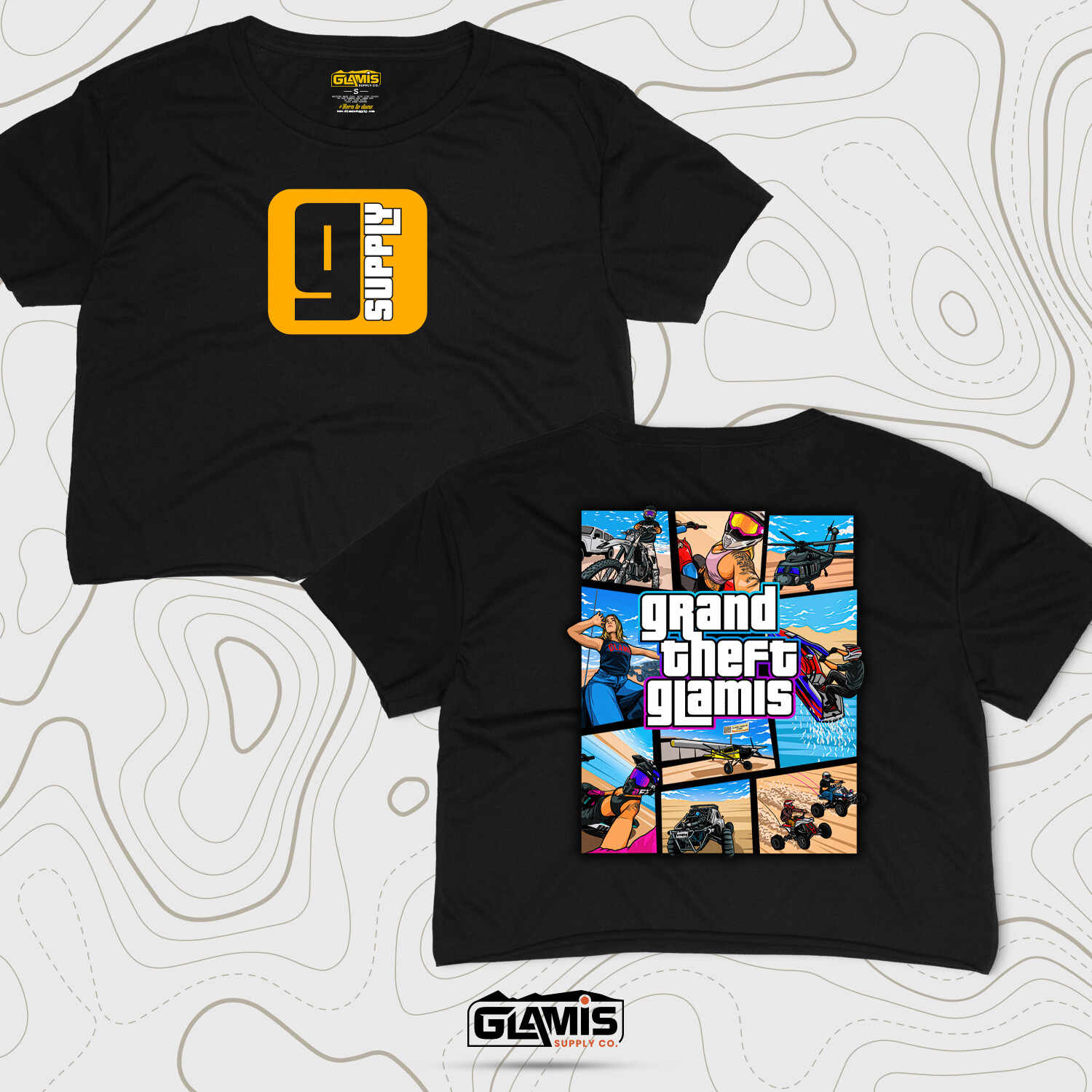 Grand Theft Glamis Crop Top
