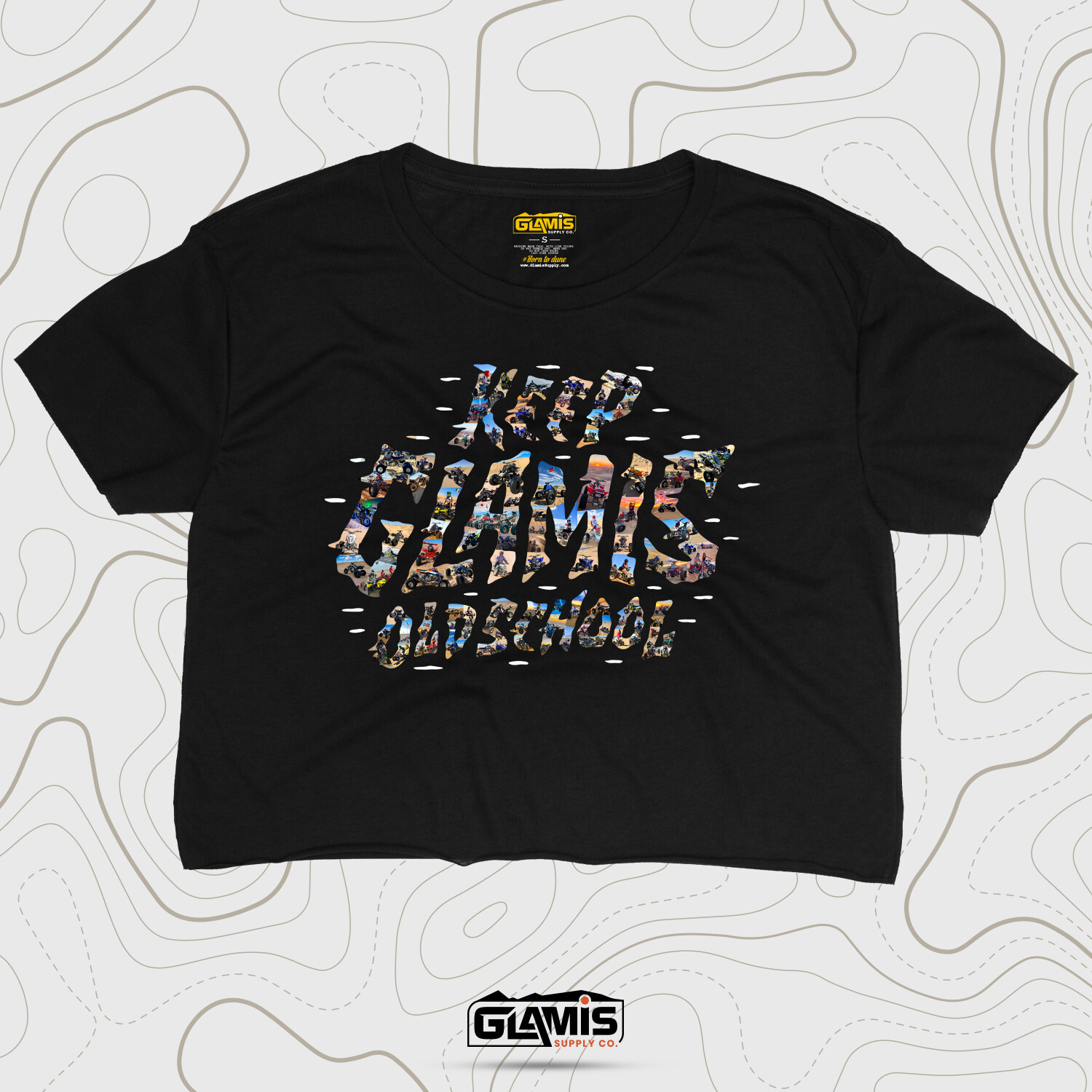 Keep Glamis Old School Crop Top