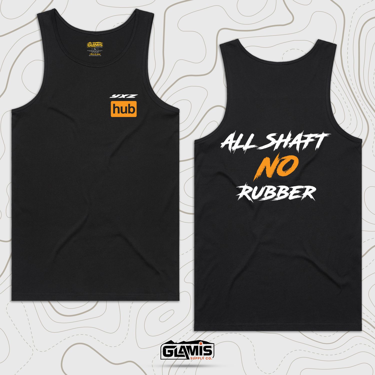 All Shaft, No Rubber Tank Text