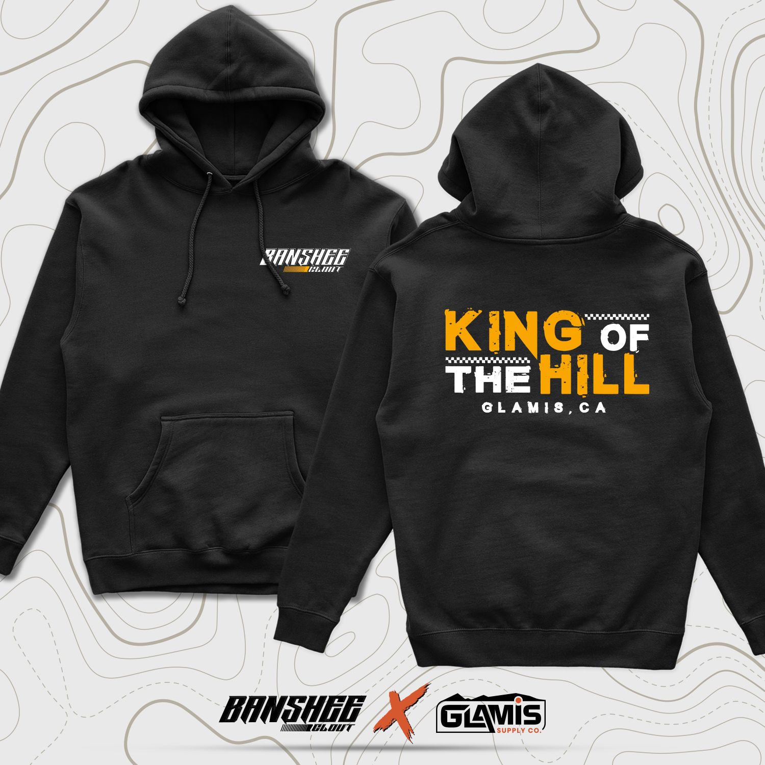 King of the Hill Hoodie Text