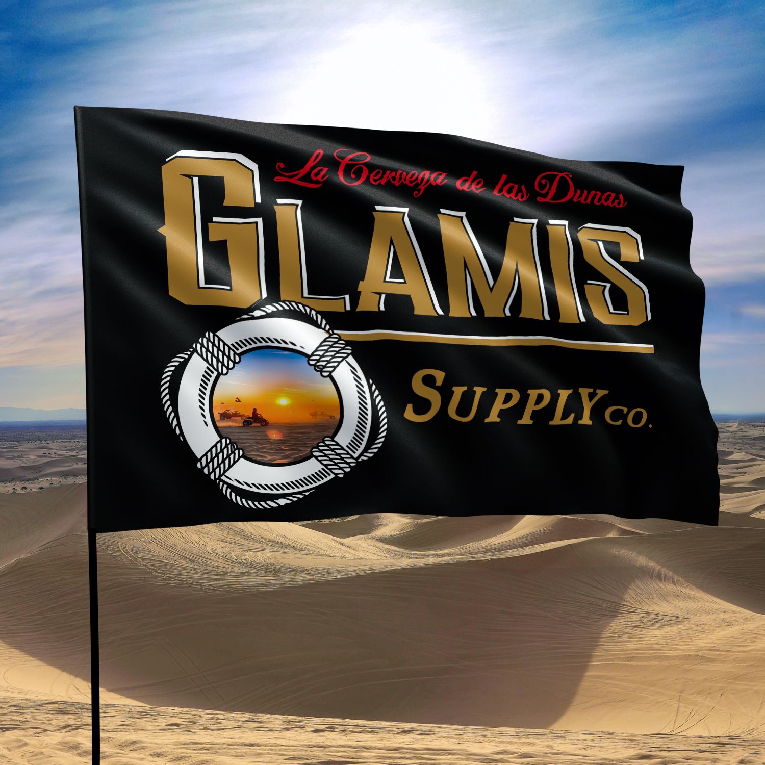Black Glamis Pacifico Flag