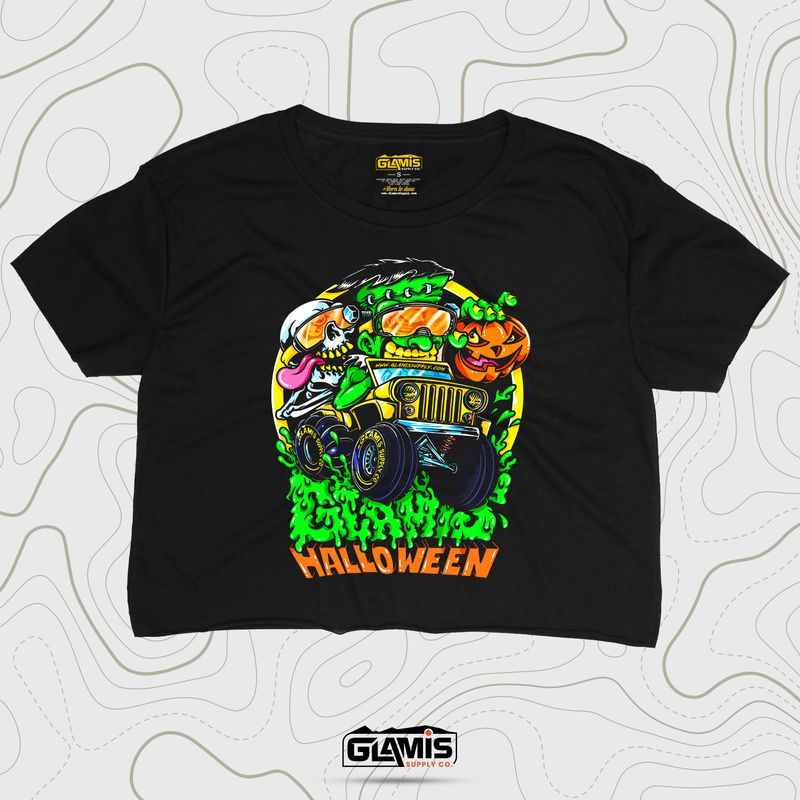 Glamis Halloween Frankenstein Crop Top