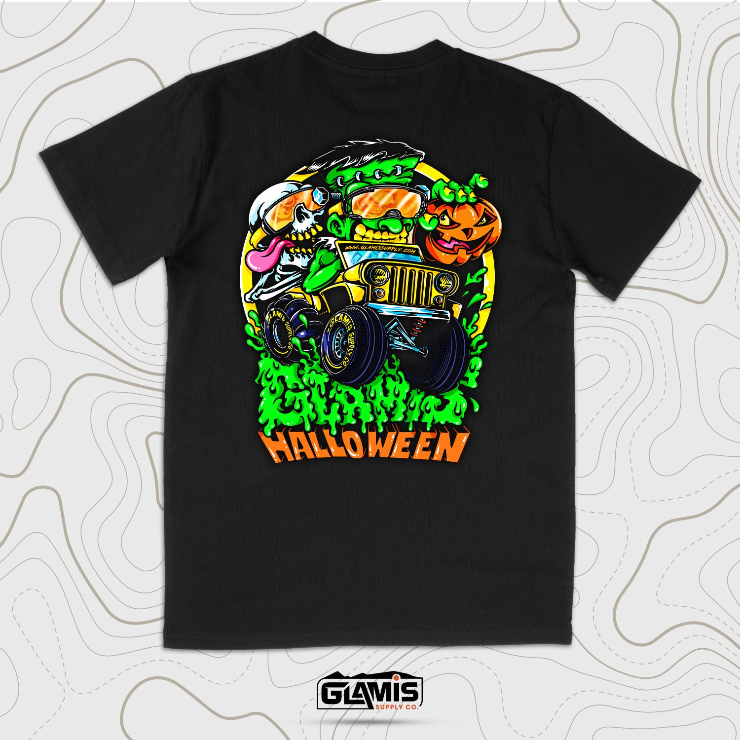 Glamis Halloween Frankenstein Mens Tee