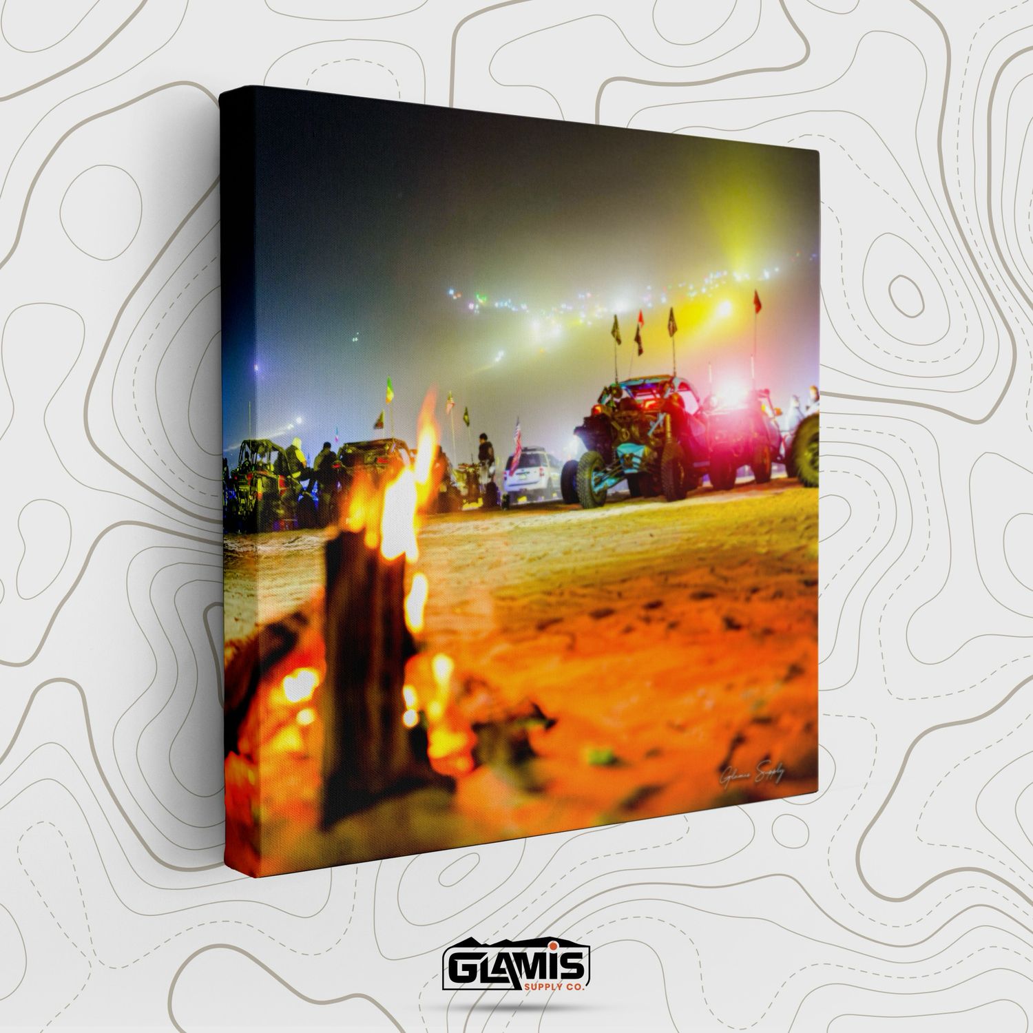 Olds Fire Canvas