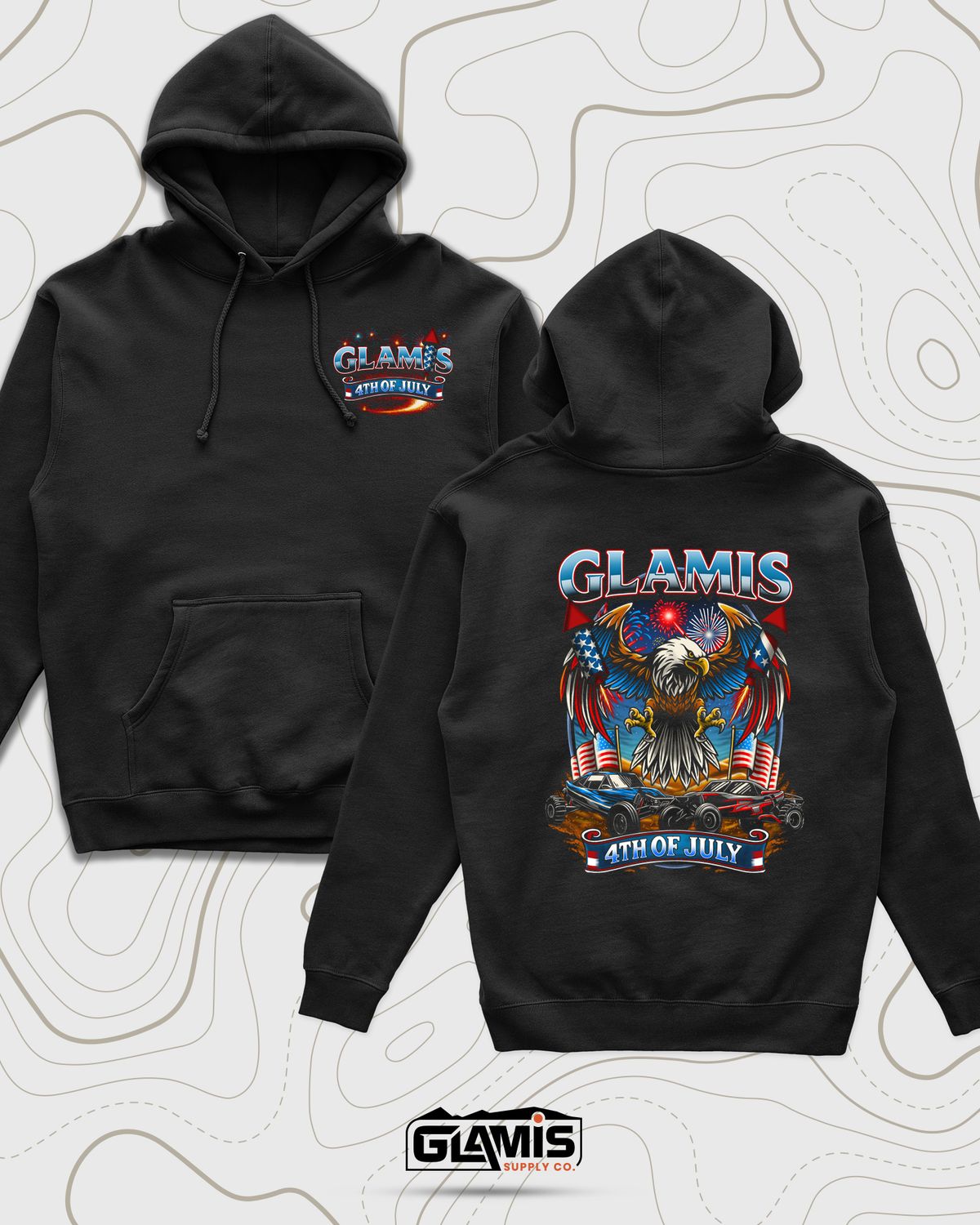 Glamis 4th of July Hoodie