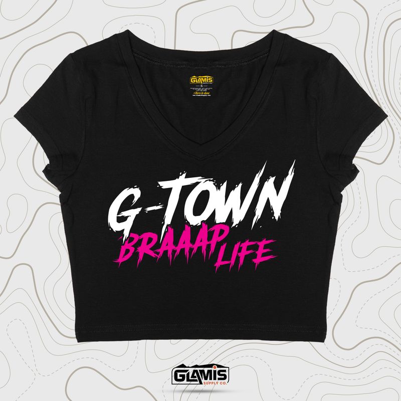 Braaap Life Crop Fitted-Top