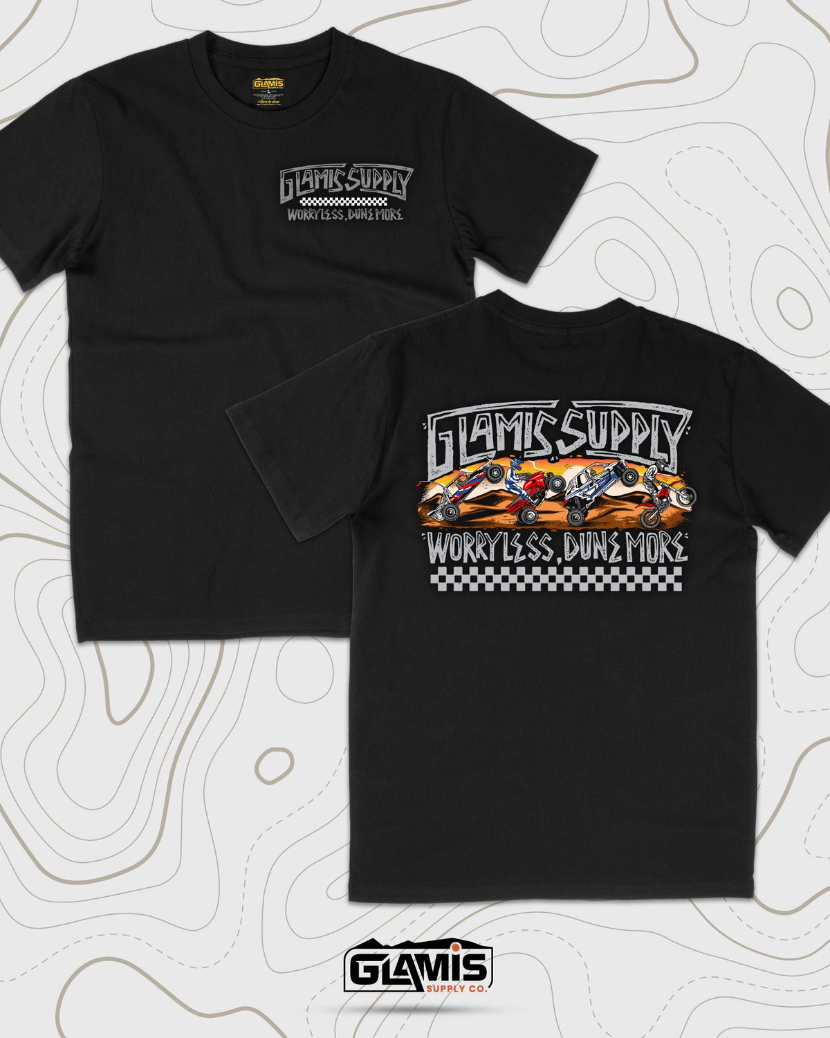 Worry Less, Dune More Tee