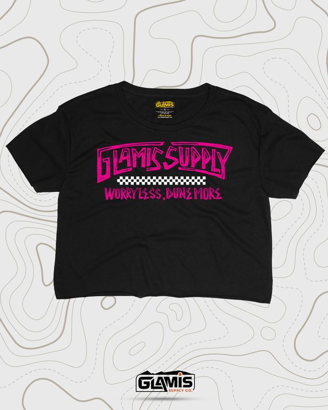 Worry Less, Dune More Crop-Top