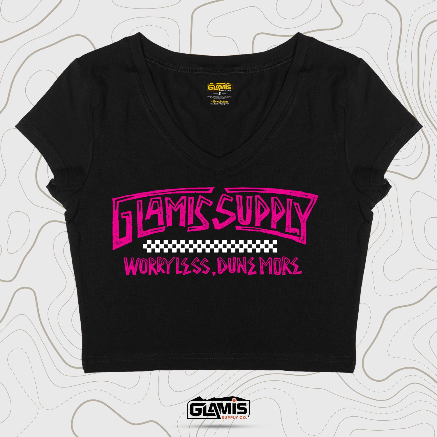 Worry Less, Dune More Fitted-Top