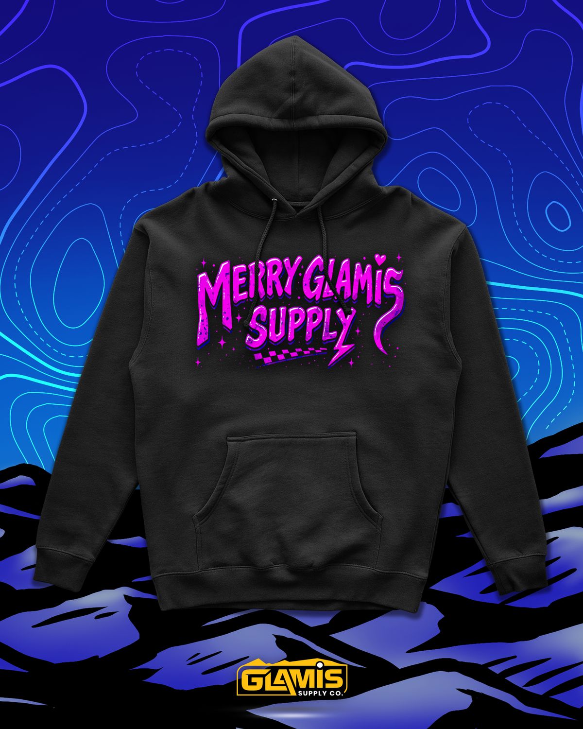 Merry Glamis Pink Hoodie