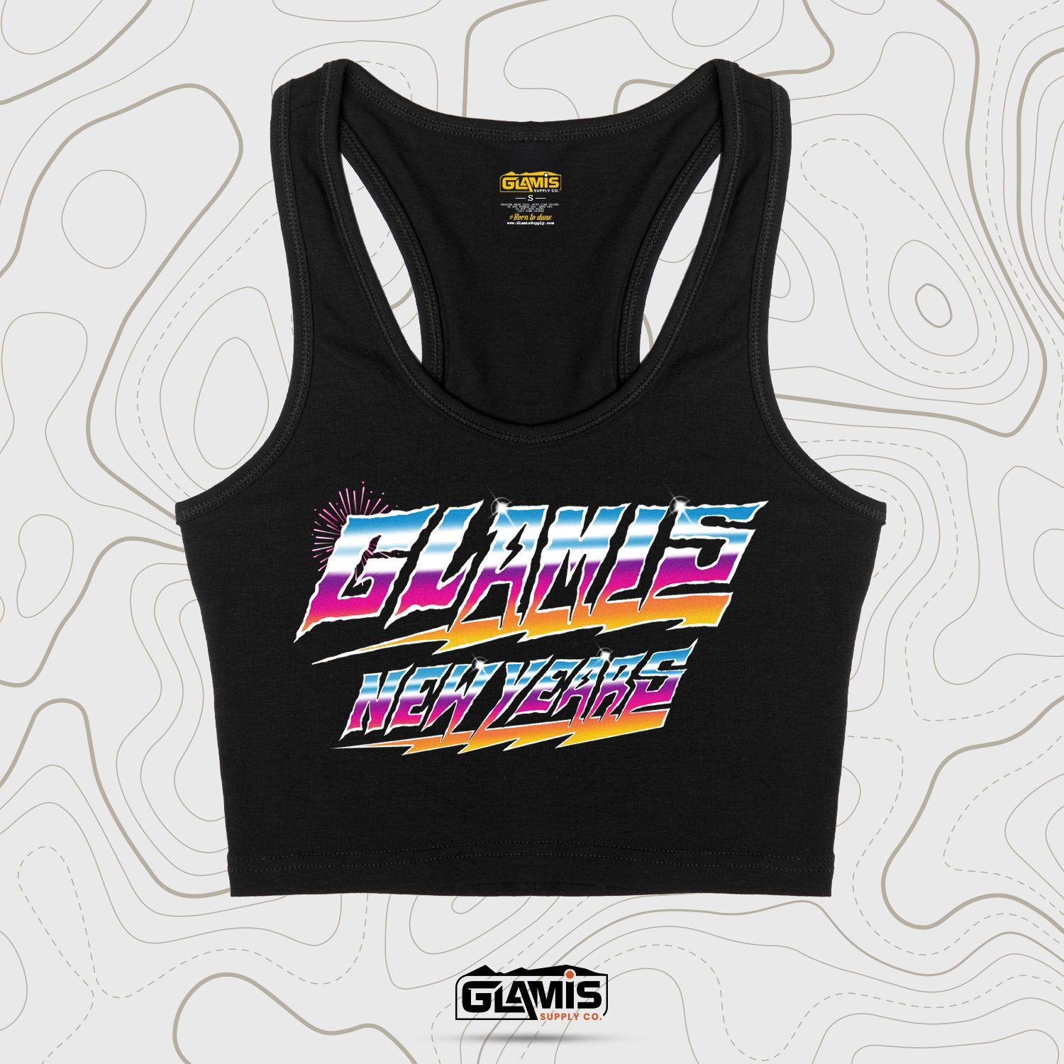 Glamis New Years Fitted-Tank