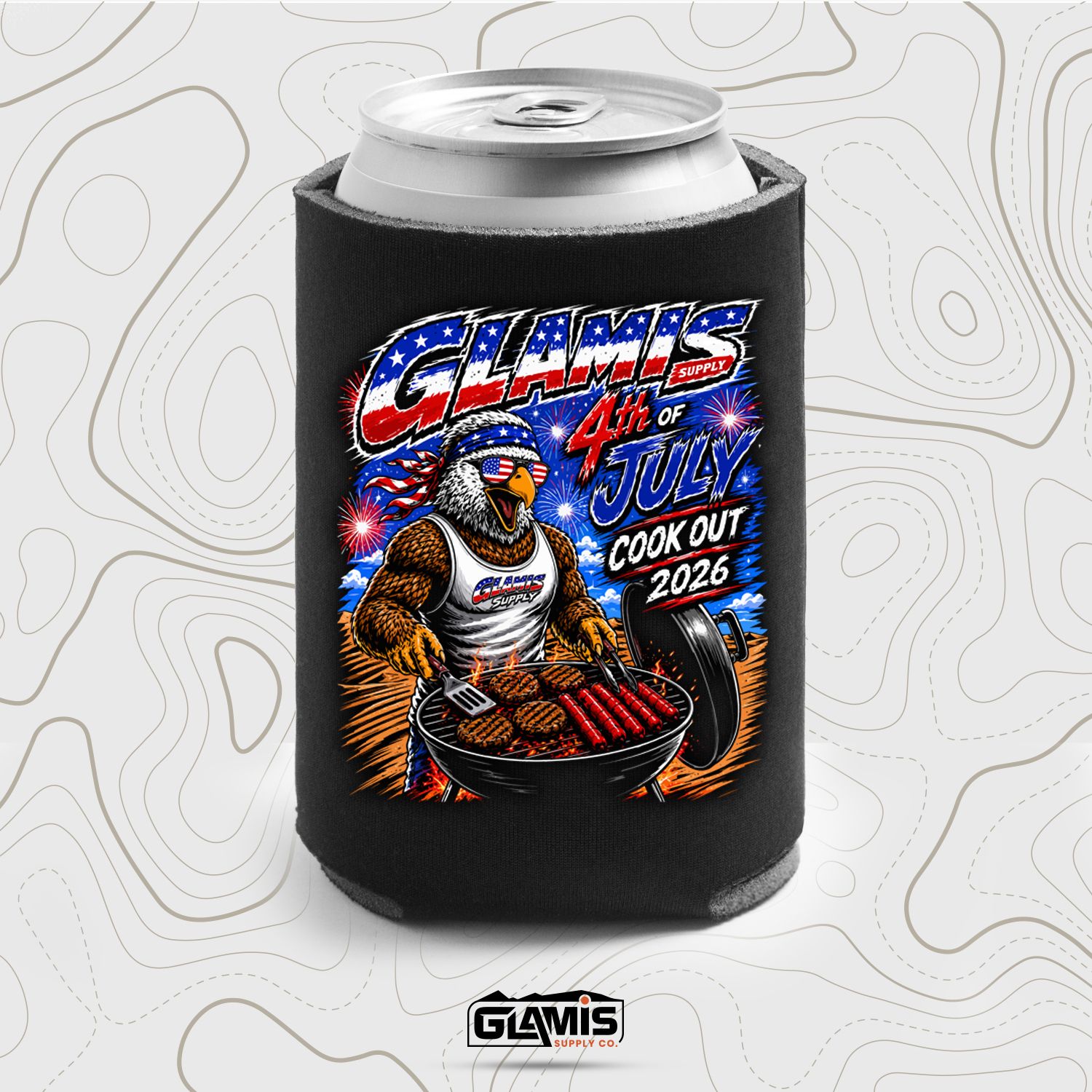 (2) 4th of July '26 Koozies