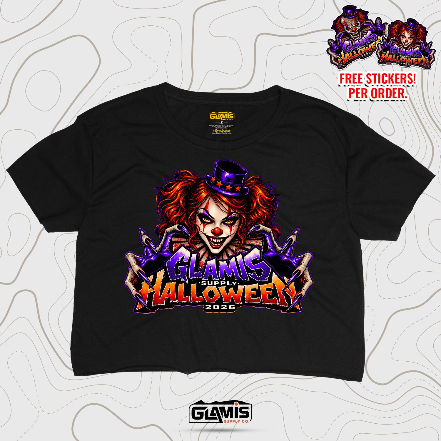Glamis Halloween 2026  Crop-Top