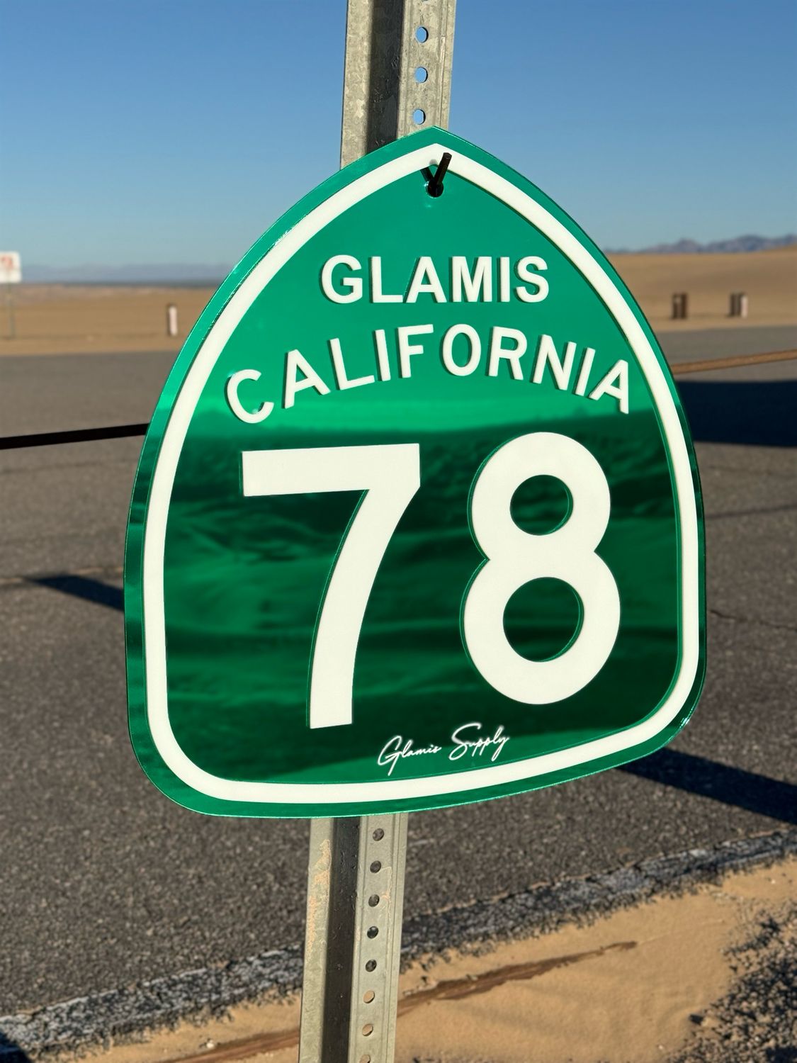 Highway 78 Mirror Acrylic Sign