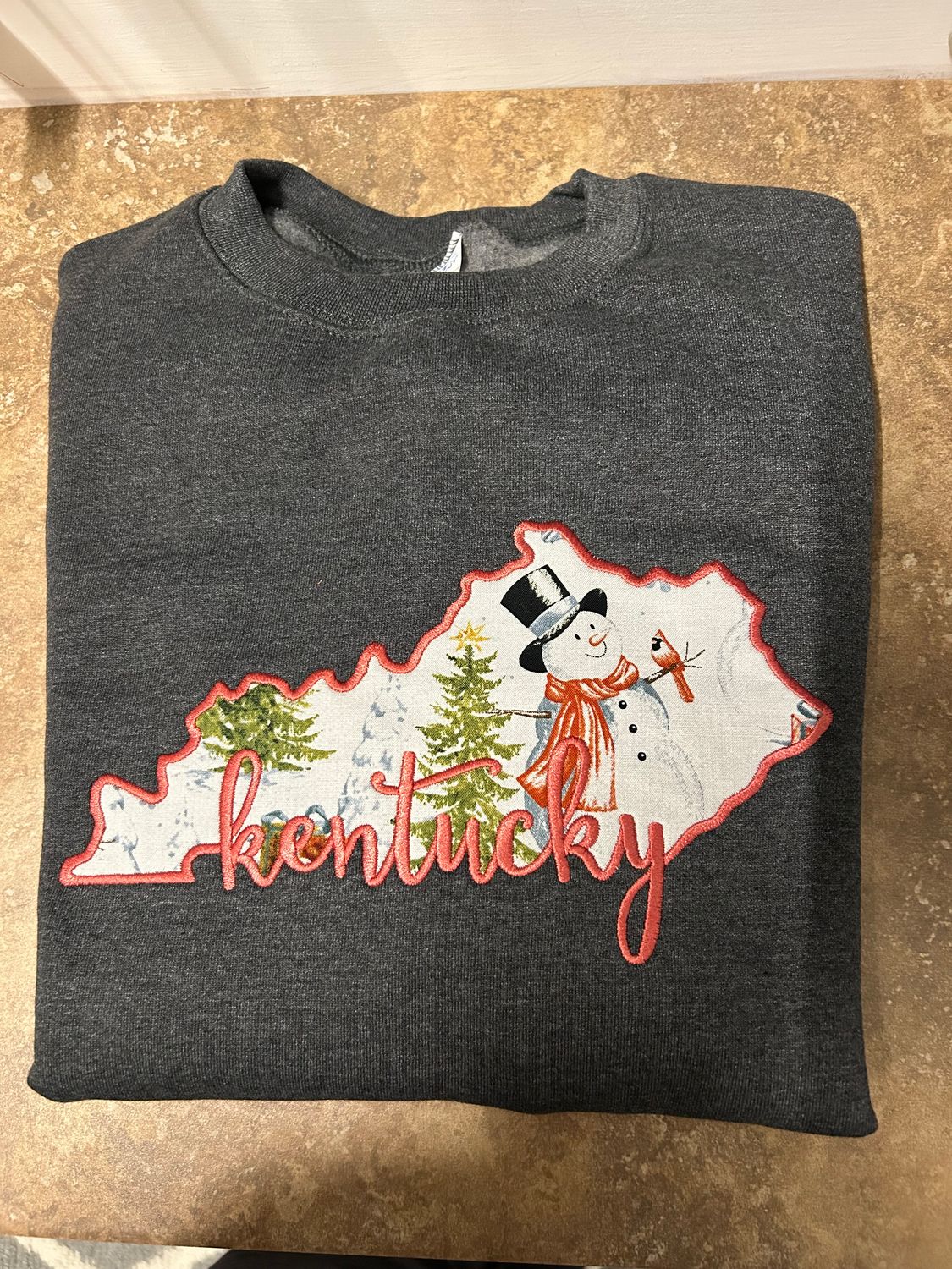 Snowman Kentucky Appliqué.
