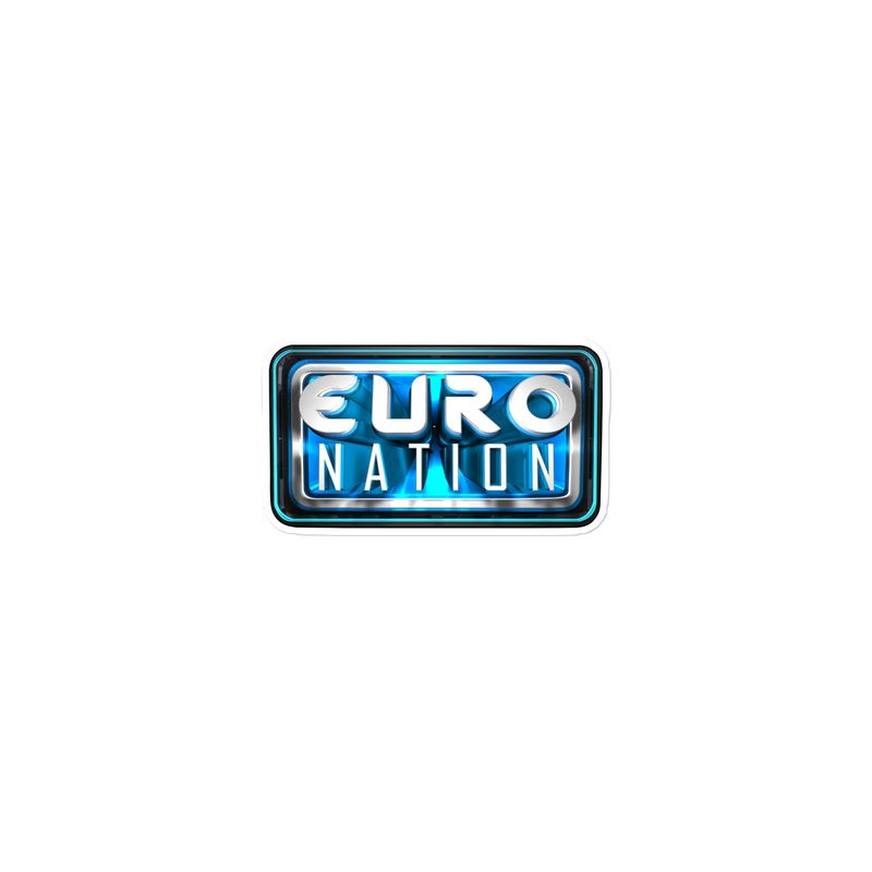 Euro Nation logo sticker