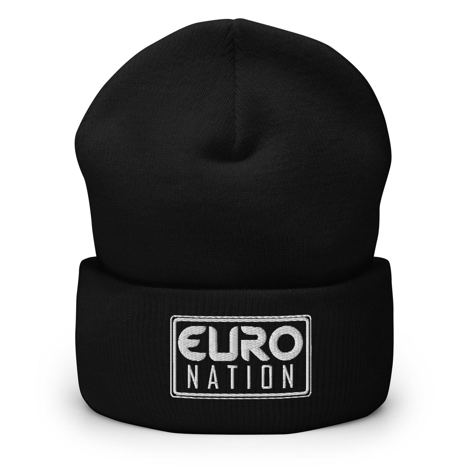 Euro Nation Black Logo Beanie Euro Nation Black Logo Beanie