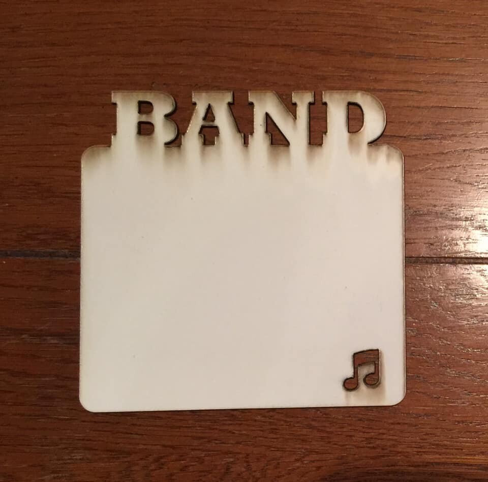 Band Word Board - large