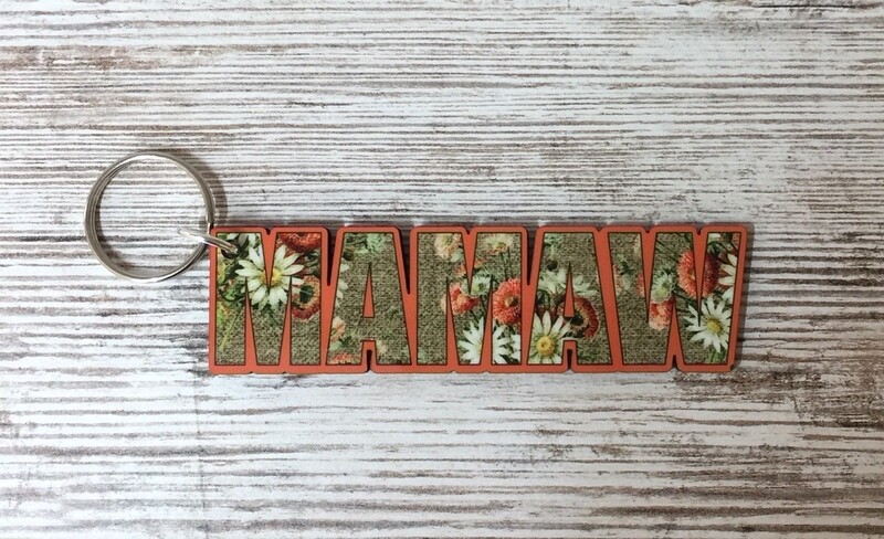 Mamaw Keychains Unisub Blanks