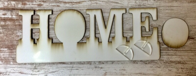 HOME Decor Sign Unisub Blank Small 3&quot;x8&quot;