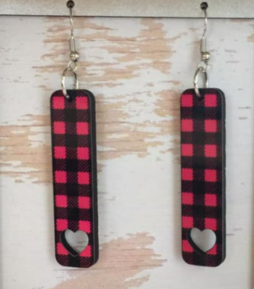 Earrings Unisub Blanks - Rectangle