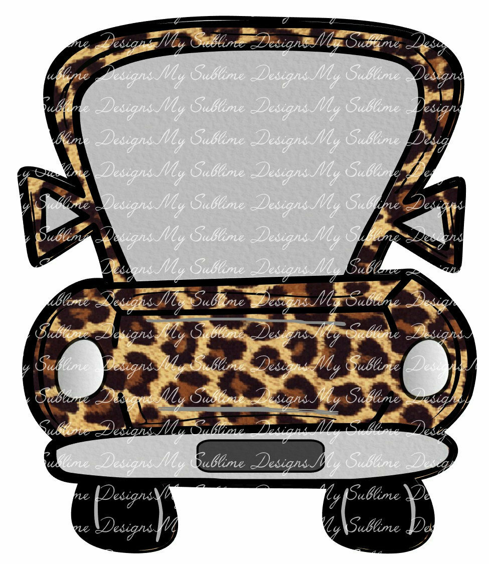 Leopard Truck Ornament Design DIGITAL DESIGN ONLY