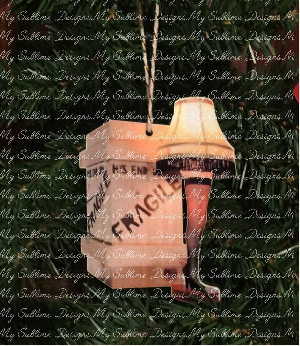 Christmas Story Lamp Ornament Design DIGITAL DESIGN ONLY