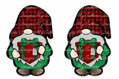 Christmas Gnome Earring 3 Designs DIGITAL DESIGN ONLY