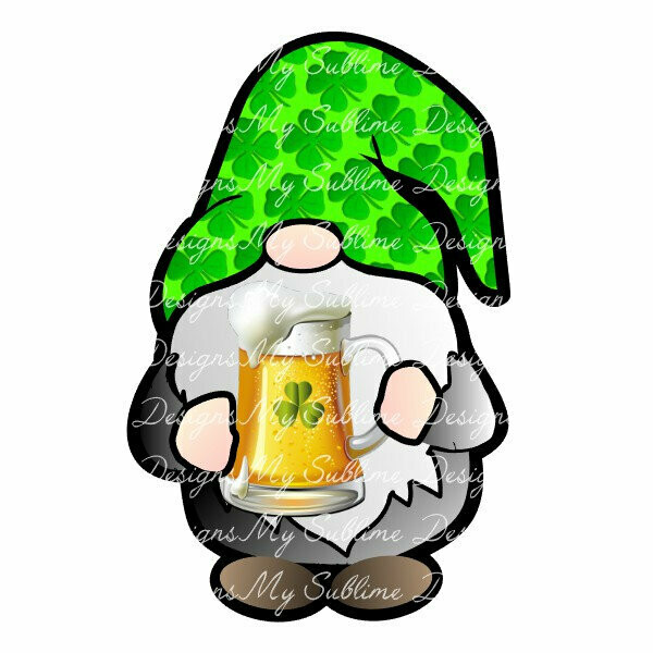 St. Patrick&#39;s Day Gnome Earring 3 Designs DIGITAL DESIGNS ONLY